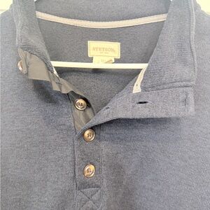 Stetson Men's Navy Blue Pullover Shirt Jacket